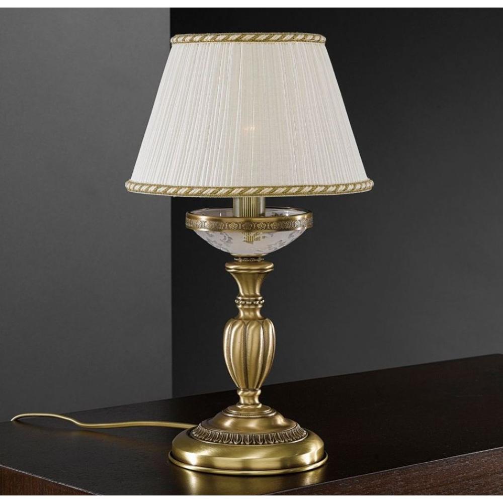medena bronzova stolna lampa plisovane tienidlo secesny klasicky luxusny obciansky elegantny exkluzivny obyvacka atmosfericke osvetlenie zamecky vila stojaca lampa.jpg